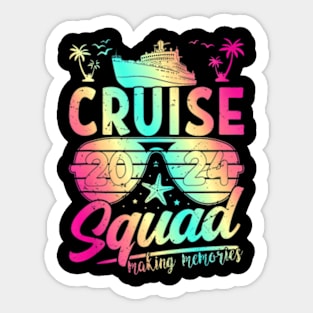 Family Cruise Squad 2024 Making Memories Sticker